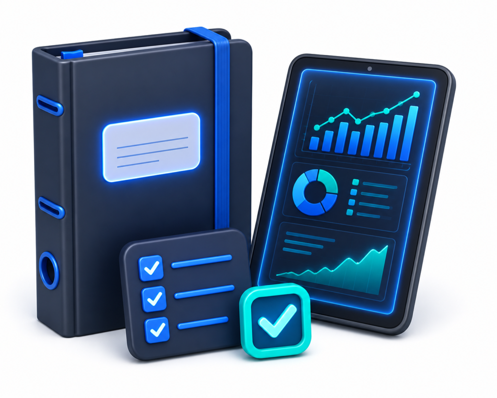 30-Day AI Content Toolkit digital product bundle mockup